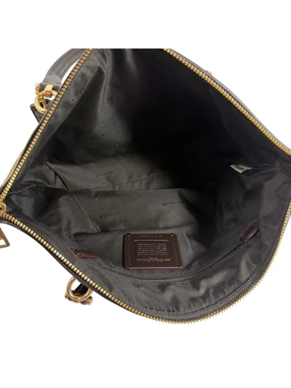 COACH Prairie Satchel Signature Logo Tan Jacquard Shoulder Bag Satchel 58875 EUC